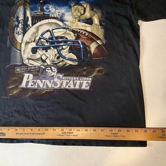 Vintage Penn State Nittany Lions Home Field Advantage T-shirt Lee NO Size Tag - Picture 7 of 9